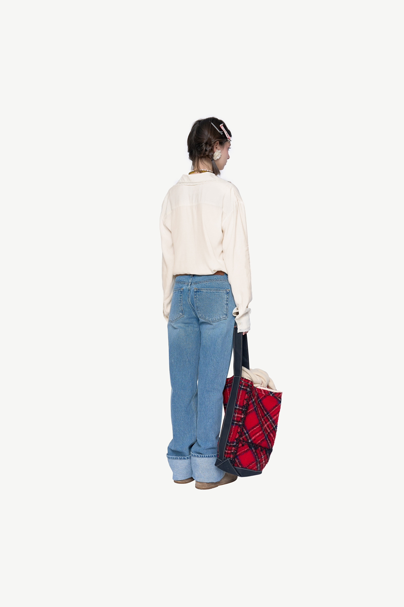 POLAROMO韓國直郵女裝新品真品熱賣職業時尚襯衫蕾絲衫刺繡POLAROMO襯衫/蕾絲衫