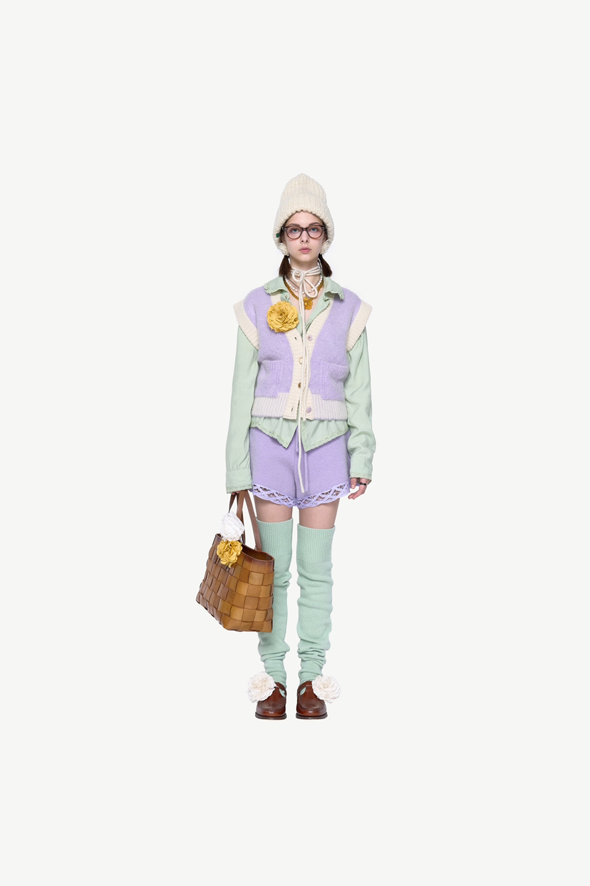 POLAROMO直郵韓國代購女裝新品熱賣職業時尚24秋冬真品馬甲POLAROMO馬甲