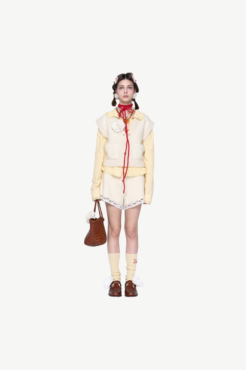 POLAROMO直郵韓國代購女裝新品熱賣職業時尚24秋冬真品馬甲POLAROMO馬甲