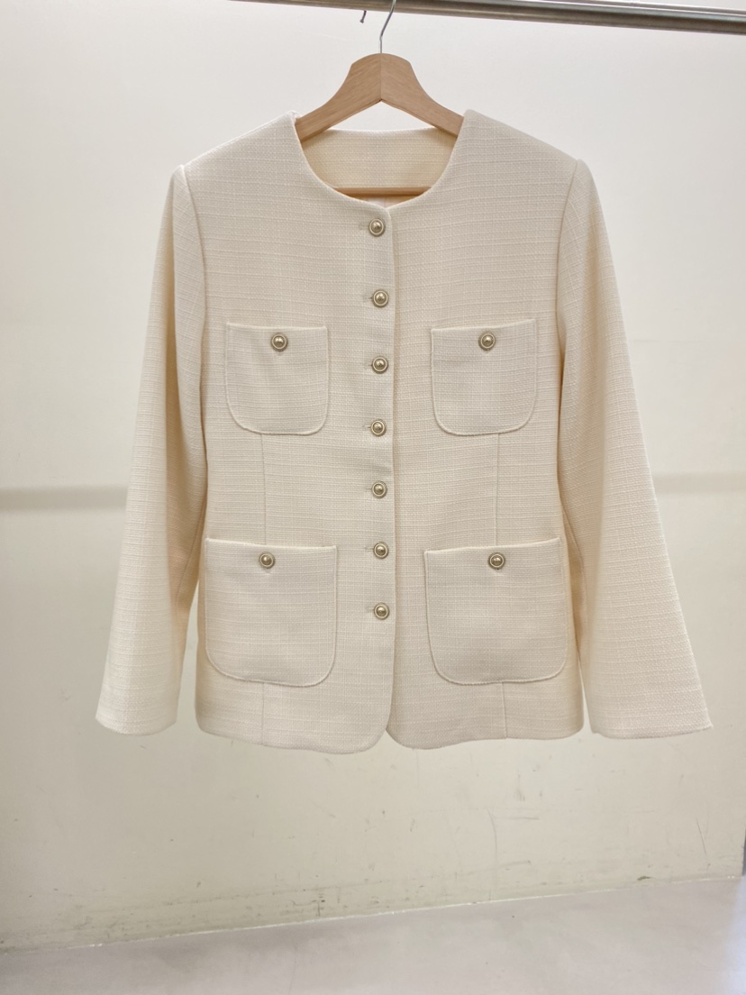 COCOMATON韓國直郵東大門實拍女裝新款真品休閑熱賣夾克花呢COCOMATON夾克圖色1