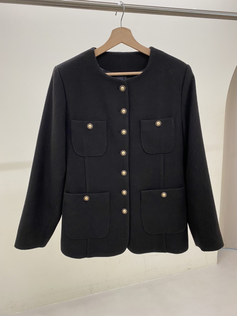 COCOMATON韓國直郵東大門實拍女裝新款真品休閑熱賣夾克花呢COCOMATON夾克圖色2