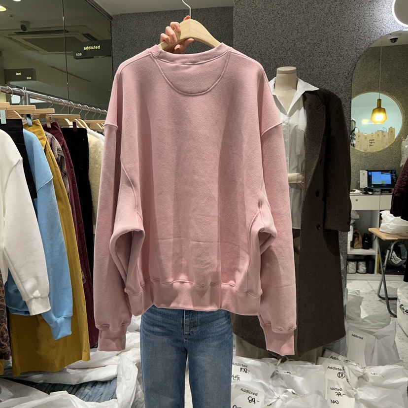 Addicted韓國直郵女裝新品人氣24秋冬真品推薦休閑職業衛衣ADDICTED衛衣