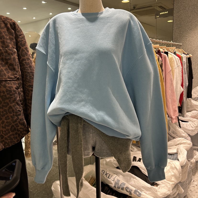 Addicted韓國直郵女裝新品人氣24秋冬真品推薦休閑職業衛衣ADDICTED衛衣