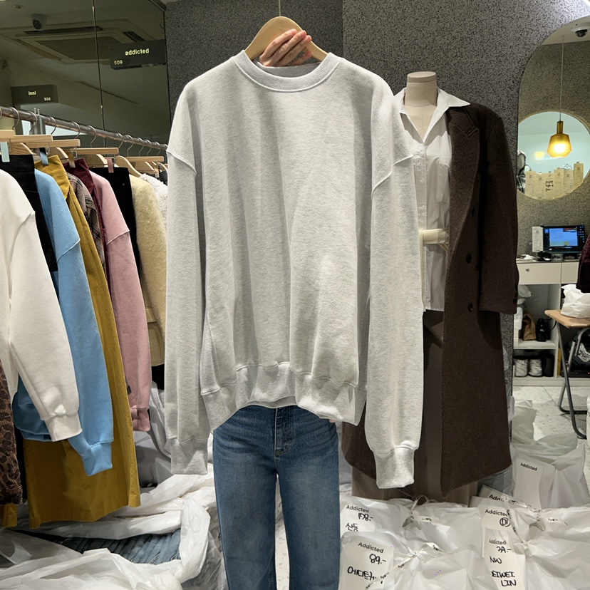 Addicted韓國直郵女裝新品人氣24秋冬真品推薦休閑職業衛衣ADDICTED衛衣圖色3