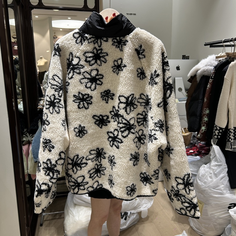 THE MORY PARK韓國直郵東大門代購女裝新款熱賣時尚夾克絨THE MORY PARK夾克