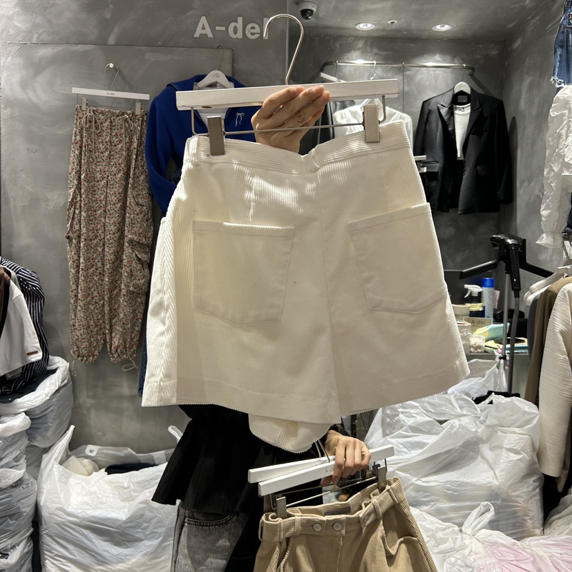 A-DEL韓國直郵東大門代購女裝新款24秋冬休閑時尚熱賣短褲A-DEL短褲