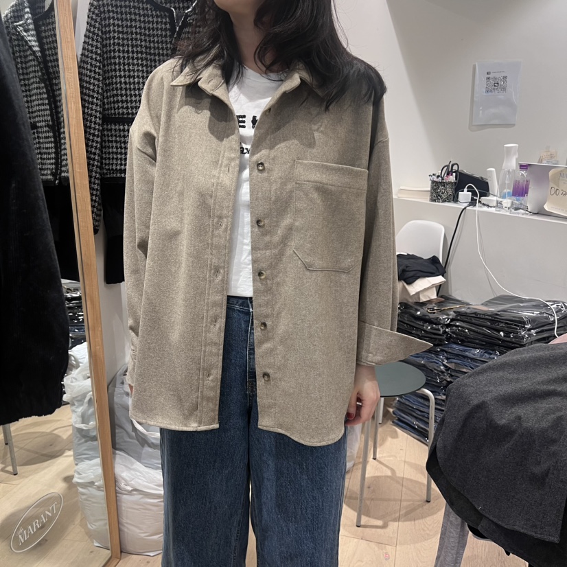 MARANT直郵韓國代購女裝新款人氣熱賣時尚推薦職業襯衫蕾絲衫MARANT襯衫/蕾絲衫圖色2