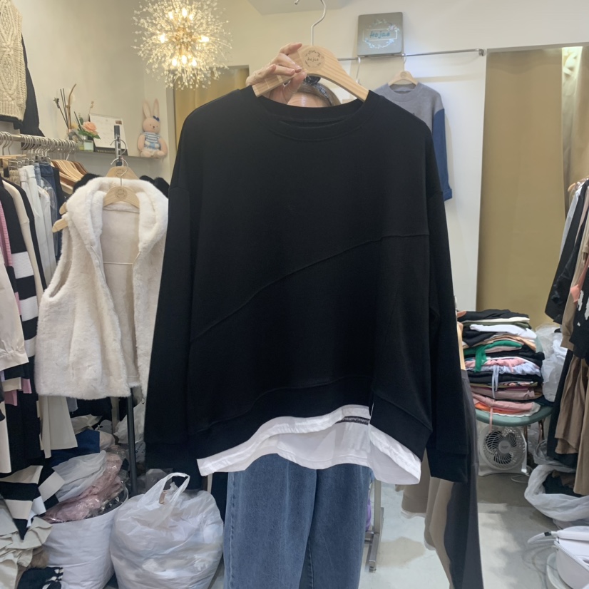 HOJAE韓國直郵東大門實拍女裝新品真品時尚休閑推薦人氣衛衣HOJAE衛衣圖色3