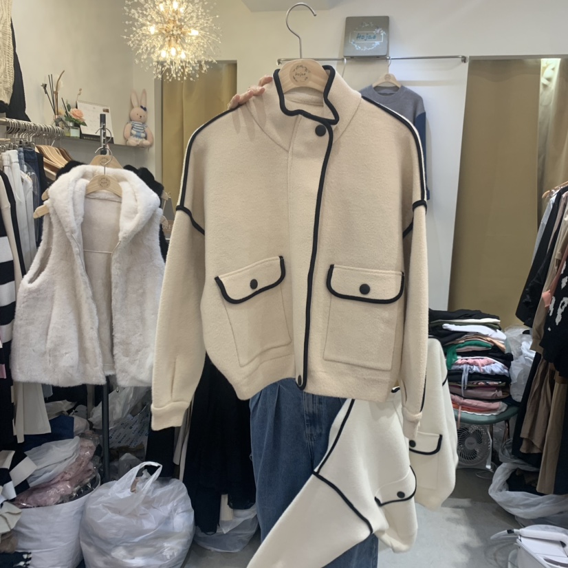 HOJAE直郵韓國代購女裝新款時尚職業推薦熱賣24秋冬休閑夾克HOJAE夾克圖色2