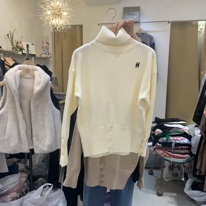 HOJAE韓國直郵女裝新品時尚休閑真品推薦24秋冬熱賣針織衫HOJAE針織衫圖色2