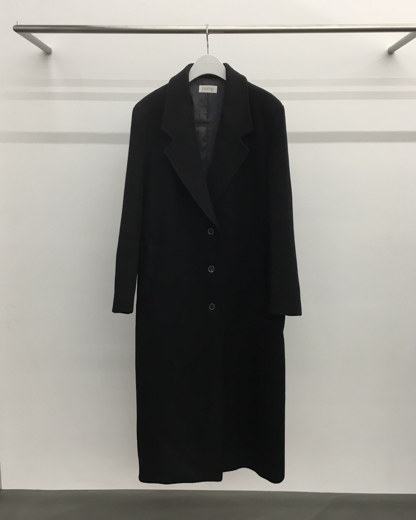 hemp韓國直郵女裝新款休閑推薦人氣職業時尚24秋冬中長款大衣hemp中長款大衣圖色2