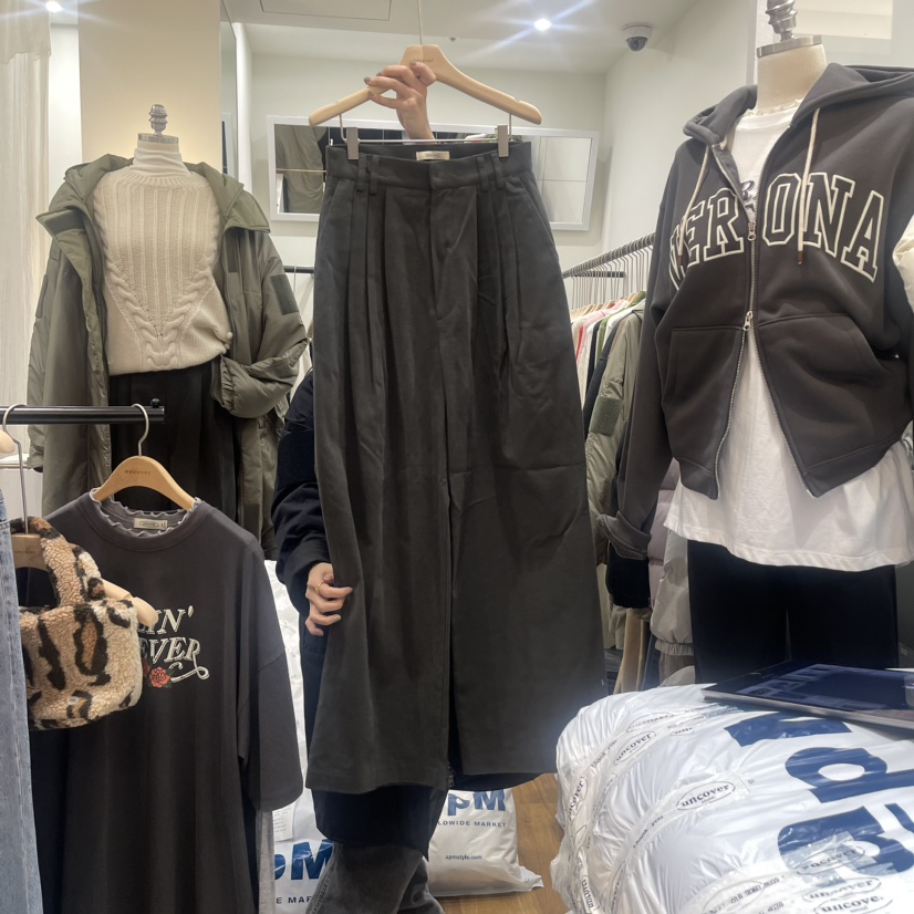 UNCOVER韓國直郵東大門實拍女裝新品人氣時尚熱賣休閑休閑褲UNCOVER休閑褲圖色2