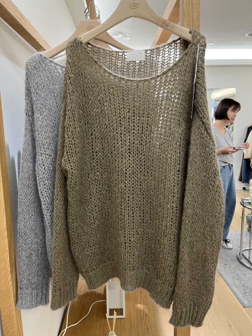 TIZZI韓國直郵東大門實拍女裝新品24秋冬真品人氣休閑針織衫TIZZI針織衫圖色2