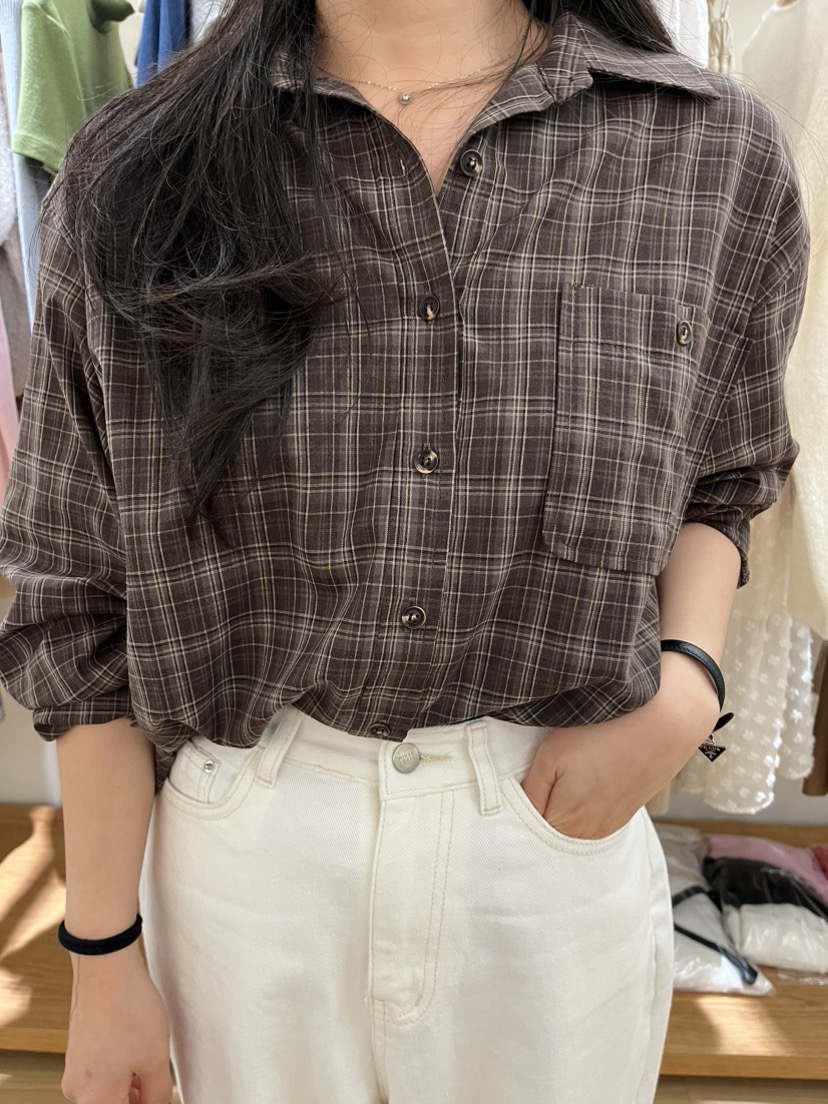 TIZZI韓國直郵東大門代購女裝新品人氣真品24秋冬襯衫蕾絲衫TIZZI襯衫/蕾絲衫