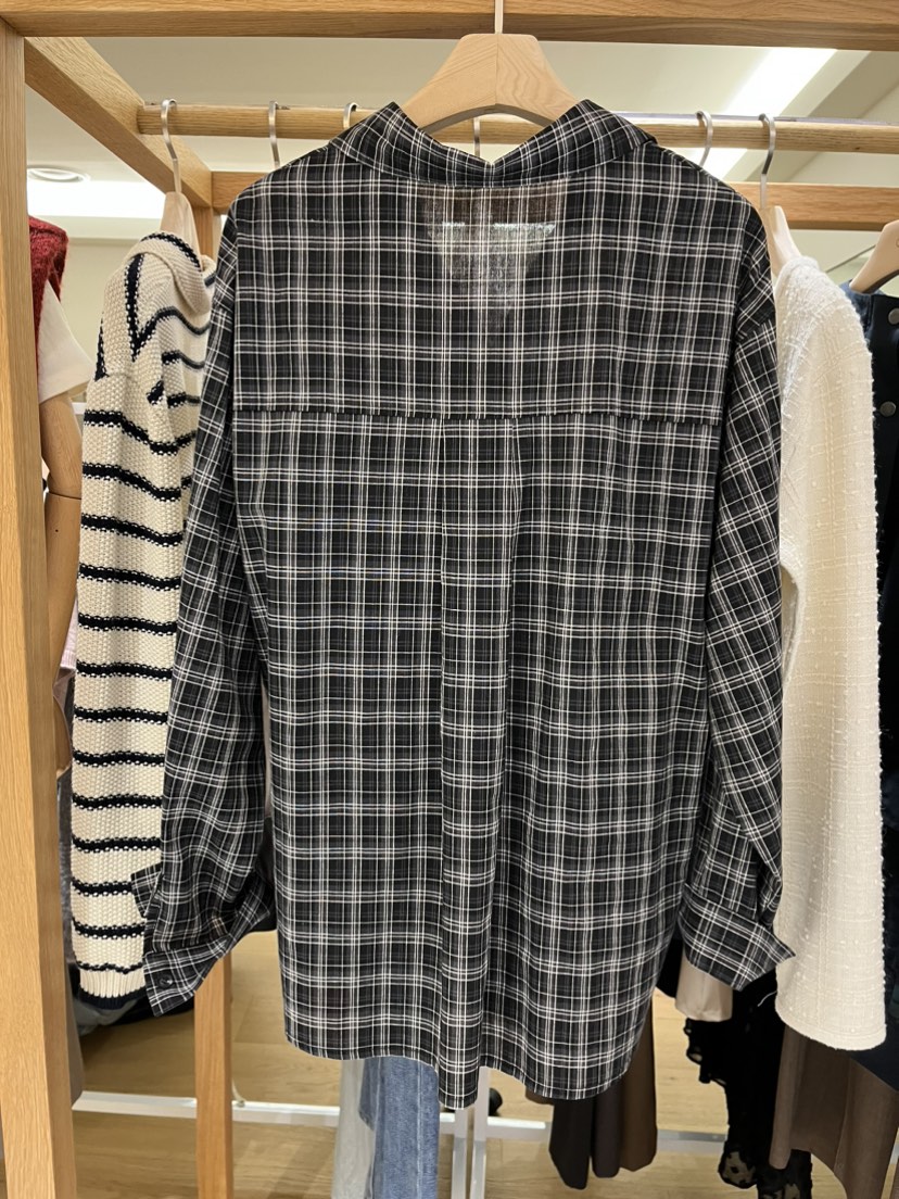 TIZZI韓國直郵東大門代購女裝新品人氣真品24秋冬襯衫蕾絲衫TIZZI襯衫/蕾絲衫