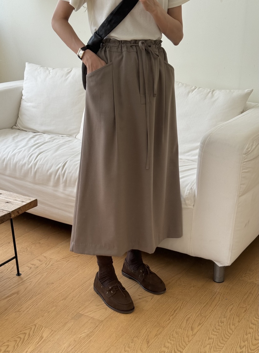 TIZZI韓國直郵東大門代購女裝新品24秋冬真品推薦職業長裙TIZZI長裙