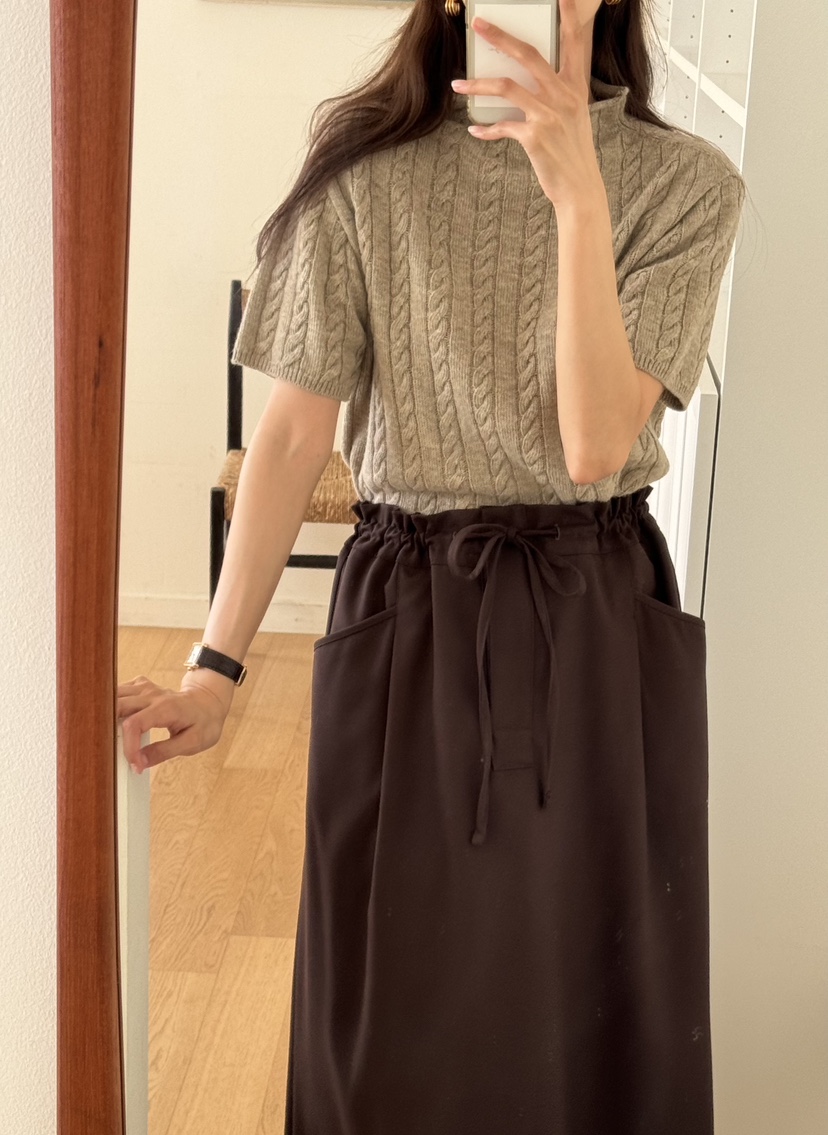 TIZZI韓國直郵東大門代購女裝新品職業時尚推薦真品24秋冬毛衣TIZZI毛衣