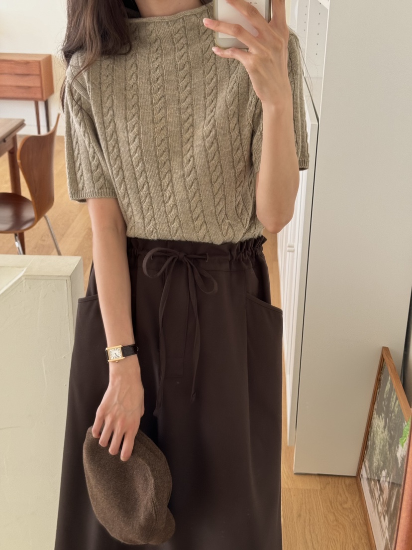 TIZZI韓國直郵東大門代購女裝新品職業時尚推薦真品24秋冬毛衣TIZZI毛衣