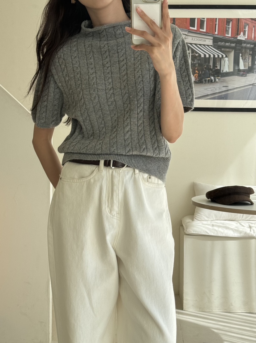 TIZZI韓國直郵東大門代購女裝新品職業時尚推薦真品24秋冬毛衣TIZZI毛衣