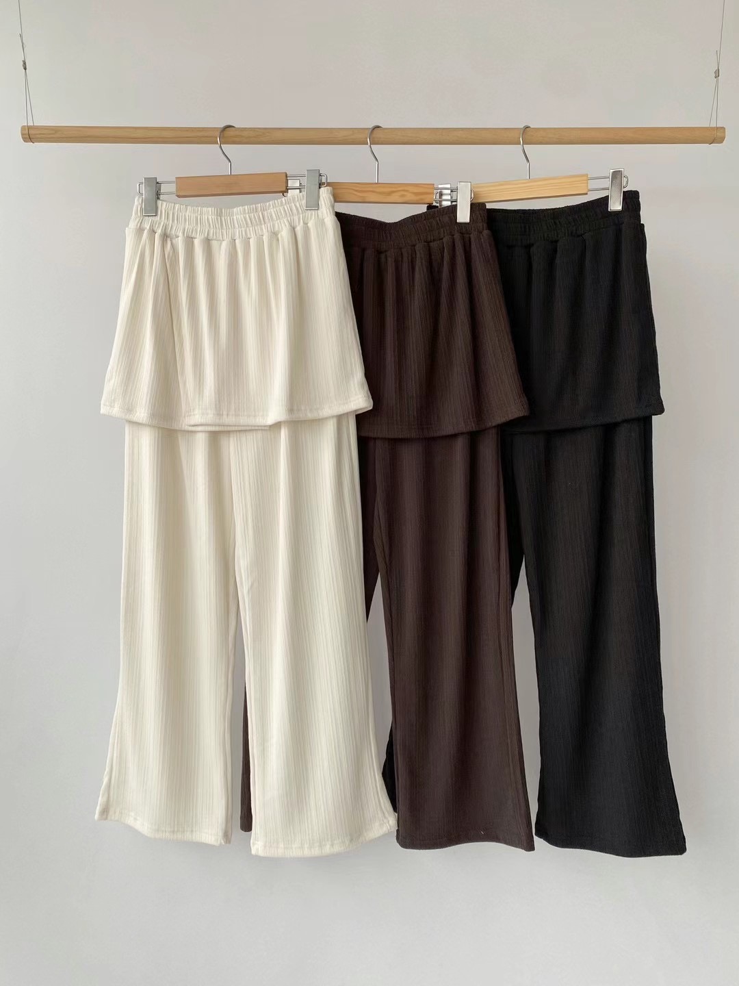 POETE韓國直郵東大門代購女裝新款休閑時尚24秋冬熱賣裙褲POETE裙褲圖色3左三色