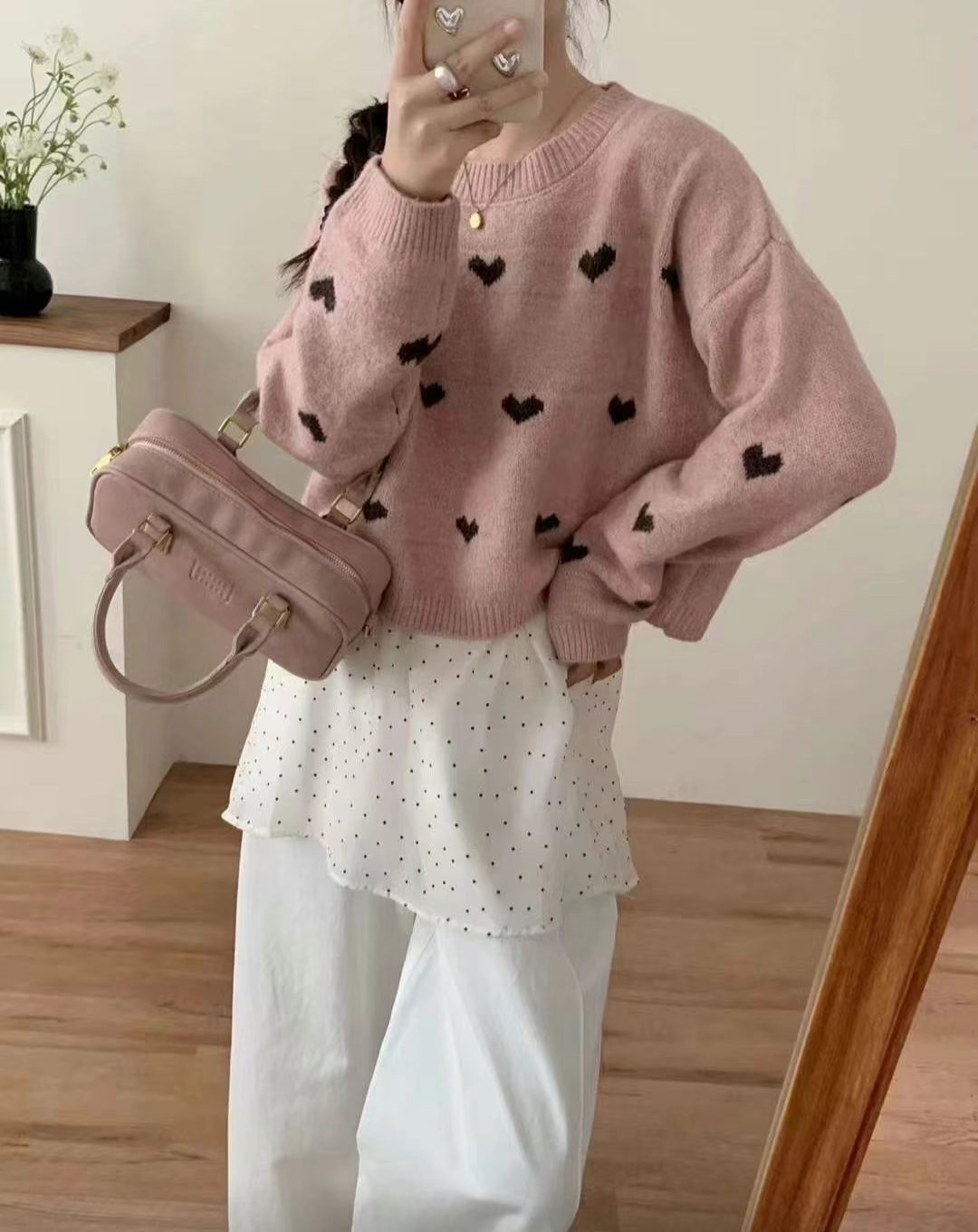 Y.BUTTERFIY韓國直郵東大門實拍女裝新款真品熱賣推薦針織衫Y.BUTTERFIY針織衫