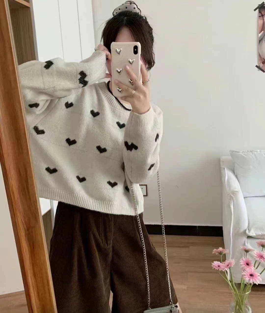 Y.BUTTERFIY韓國直郵東大門實拍女裝新款真品熱賣推薦針織衫Y.BUTTERFIY針織衫