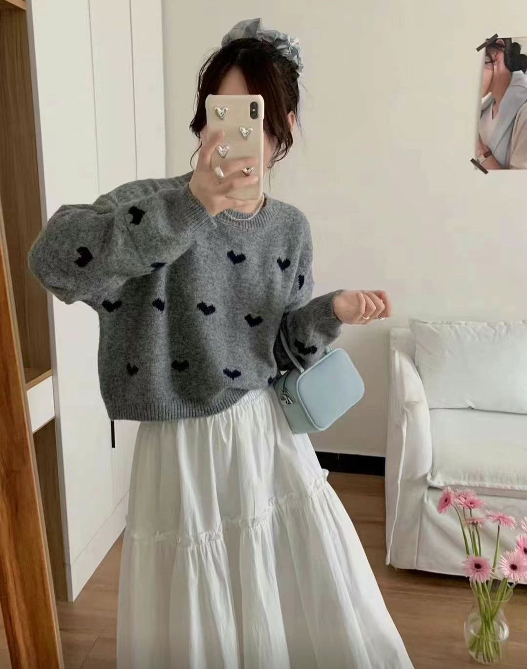 Y.BUTTERFIY韓國直郵東大門實拍女裝新款真品熱賣推薦針織衫Y.BUTTERFIY針織衫圖色3