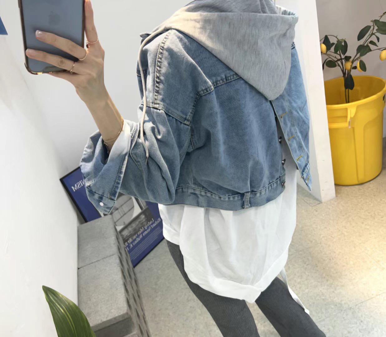 Y.BUTTERFIY韓國直郵東大門實拍女裝新款休閑人氣推薦夾克Y.BUTTERFIY夾克