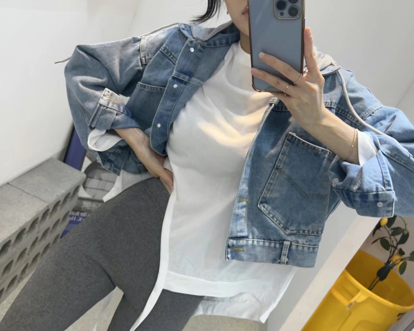 Y.BUTTERFIY韓國直郵東大門實拍女裝新款休閑人氣推薦夾克Y.BUTTERFIY夾克