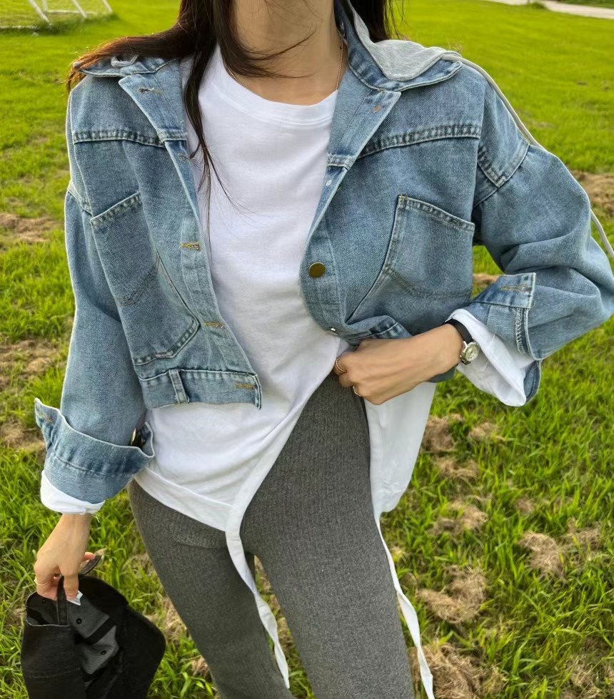 Y.BUTTERFIY韓國直郵東大門實拍女裝新款休閑人氣推薦夾克Y.BUTTERFIY夾克圖色1