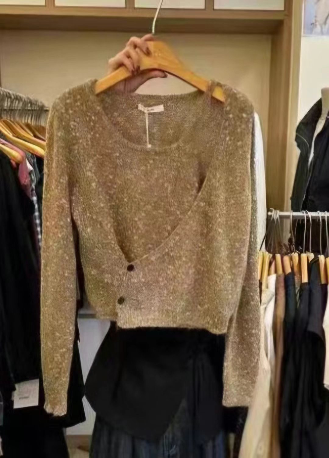 Y.BUTTERFIY韓國直郵東大門實拍女裝新品推薦24秋冬針織衫Y.BUTTERFIY針織衫圖色2