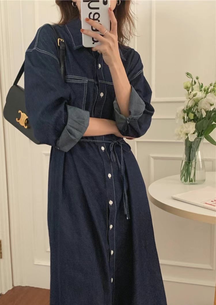 Y.BUTTERFIY韓國直郵東大門實拍女裝新款真品人氣24秋冬連衣裙Y.BUTTERFIY連衣裙