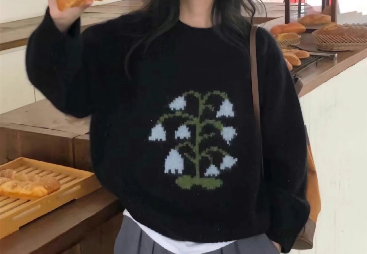 Y.BUTTERFIY直郵韓國代購女裝新品熱賣人氣休閑時尚針織衫Y.BUTTERFIY針織衫圖色2