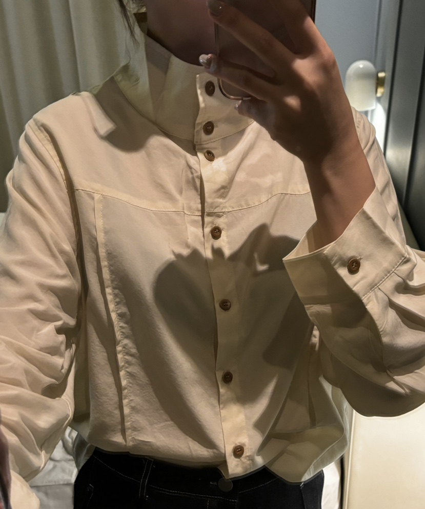 REVIEW 리뷰韓國直郵東大門代購女裝新款人氣襯衫蕾絲衫高領REVIEW襯衫/蕾絲衫