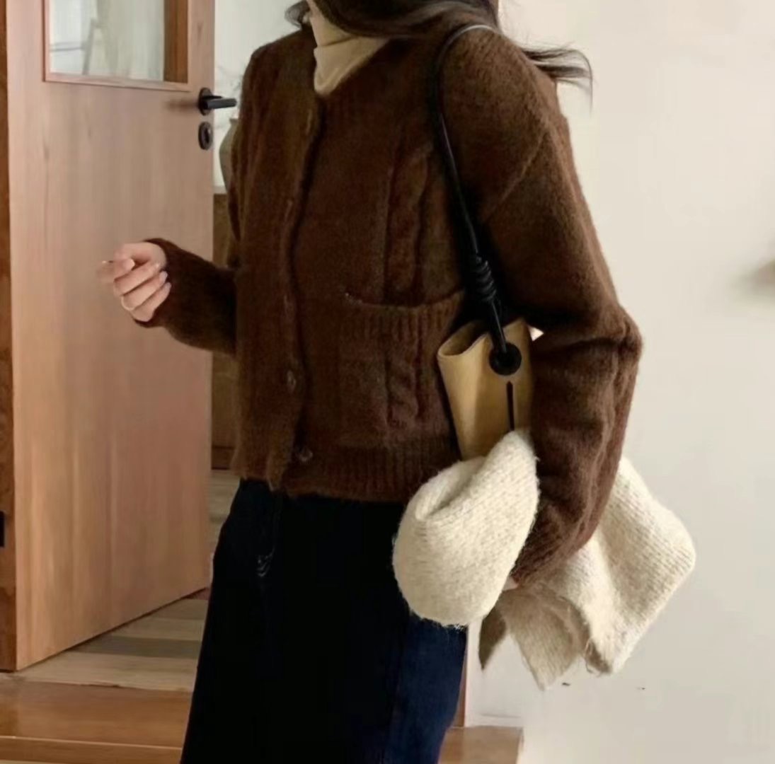 Y.BUTTERFIY韓國直郵東大門實拍女裝新品人氣休閑針織衫開衫Y.BUTTERFIY針織衫圖色3
