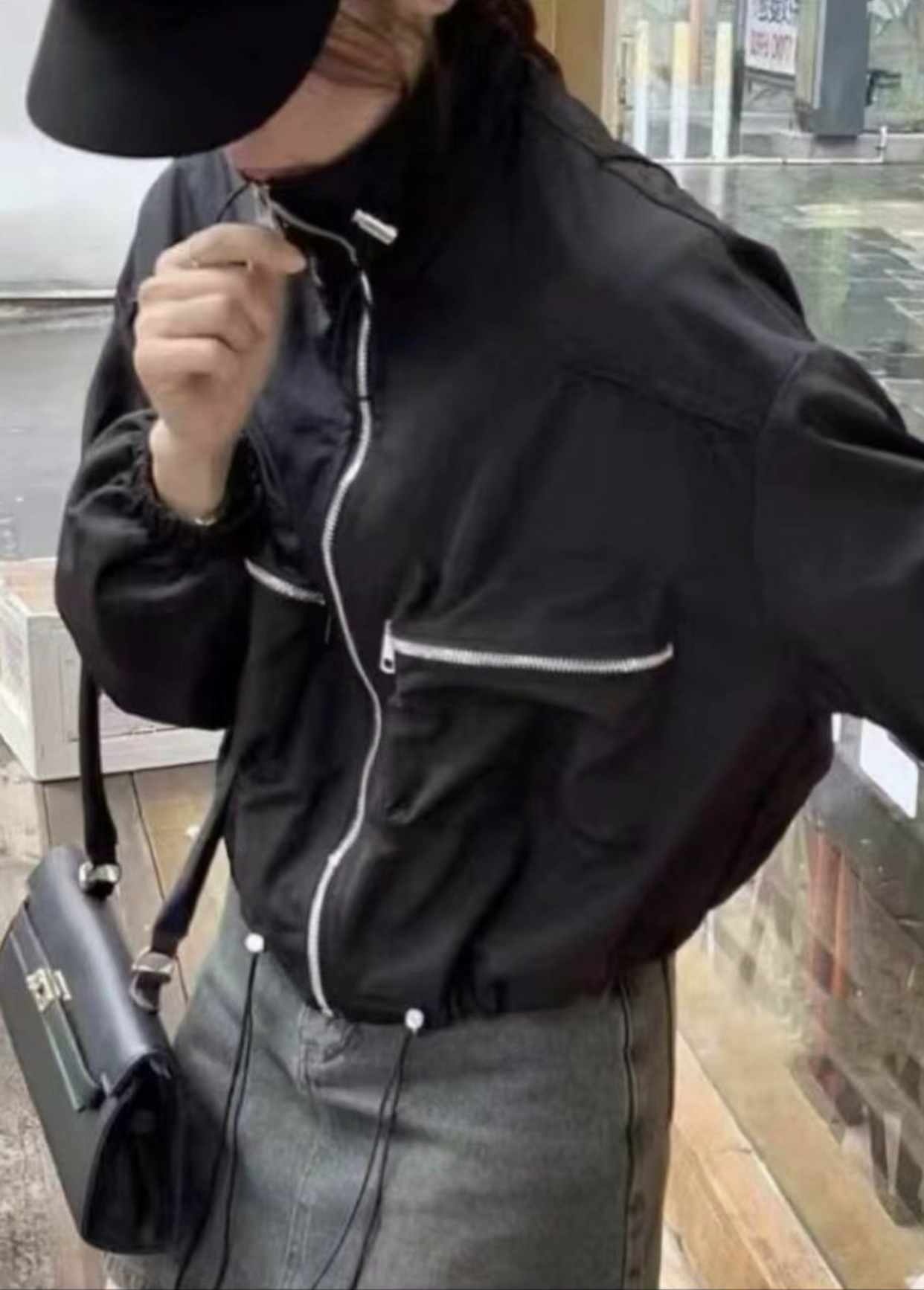 Y.BUTTERFIY韓國直郵東大門代購女裝新款真品人氣熱賣夾克Y.BUTTERFIY夾克圖色2