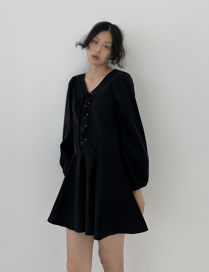 A.VER韓國直郵女裝新品休閑真品24秋冬熱賣時尚連衣裙麂皮A.VER連衣裙