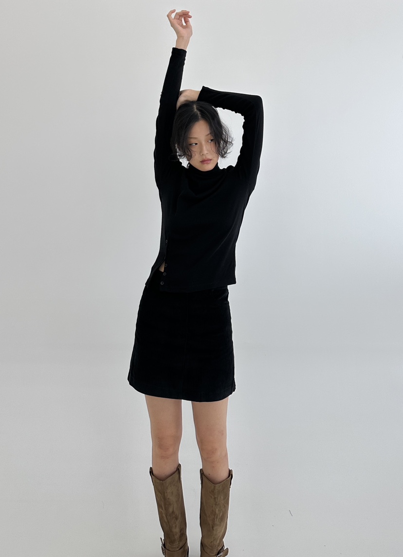 A.VER韓國直郵東大門實拍女裝新款時尚職業人氣長袖T恤羊毛A.VER長袖T恤