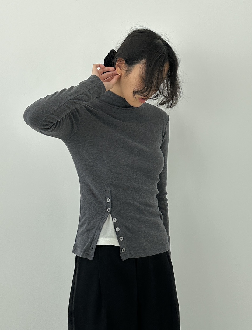 A.VER韓國直郵東大門實拍女裝新款時尚職業人氣長袖T恤羊毛A.VER長袖T恤