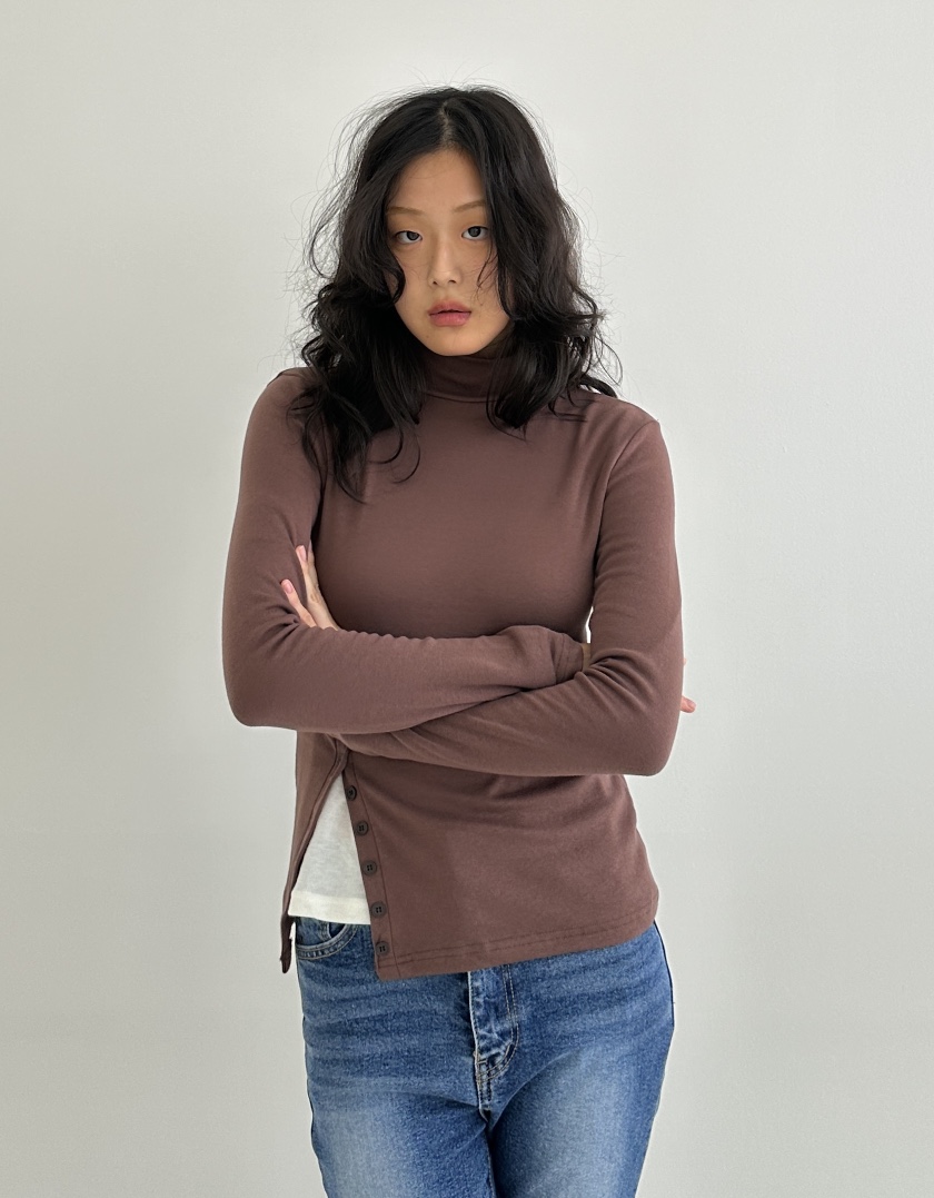 A.VER韓國直郵東大門實拍女裝新款時尚職業人氣長袖T恤羊毛A.VER長袖T恤