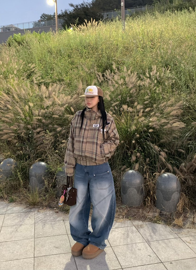 Seolo seoul韓國直郵東大門代購女裝新品推薦夾克抓絨格紋Seolo seoul夾克