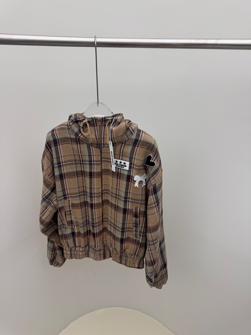 Seolo seoul韓國直郵東大門代購女裝新品推薦夾克抓絨格紋Seolo seoul夾克圖色2