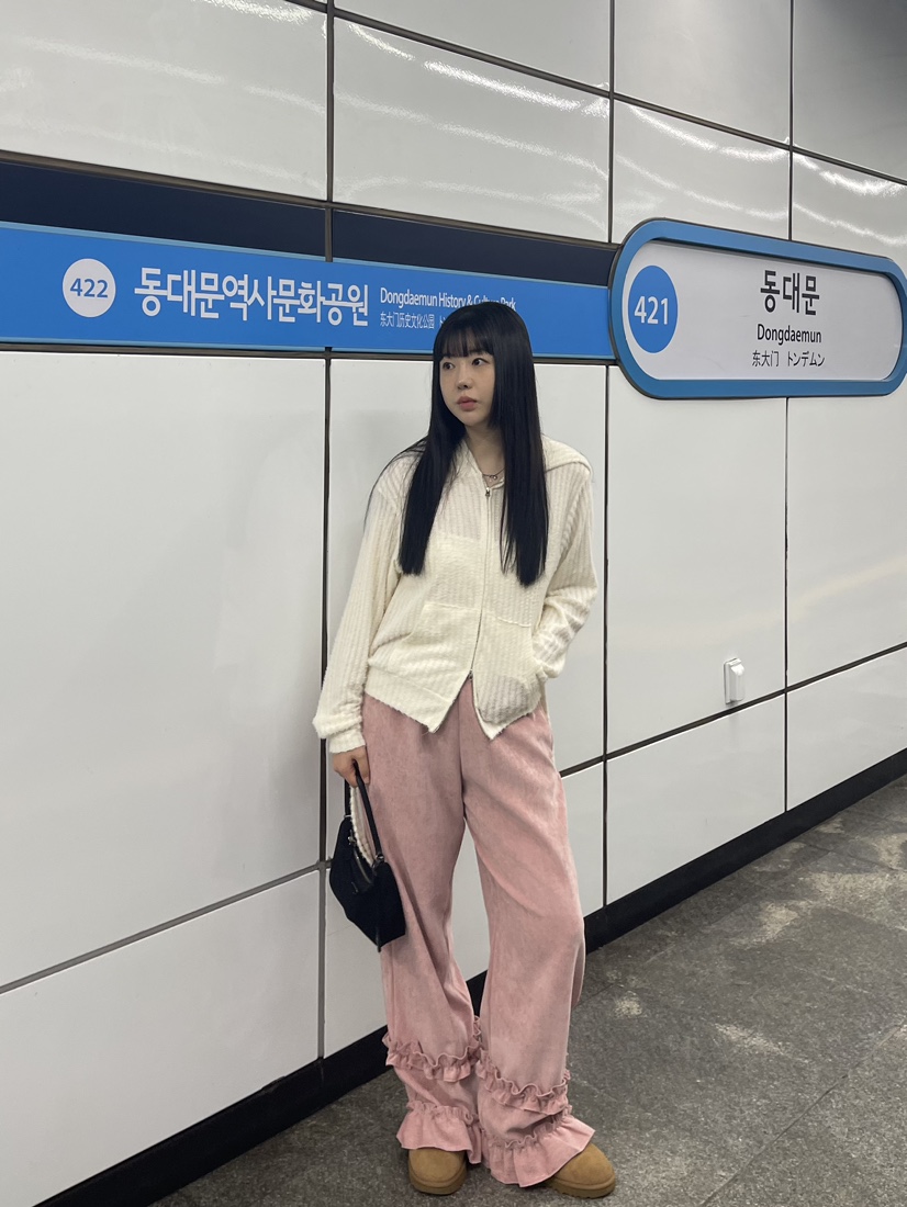 LUMEN-P韓國直郵東大門代購女裝新款熱賣時尚24秋冬休閑褲LUMEN-P休閑褲