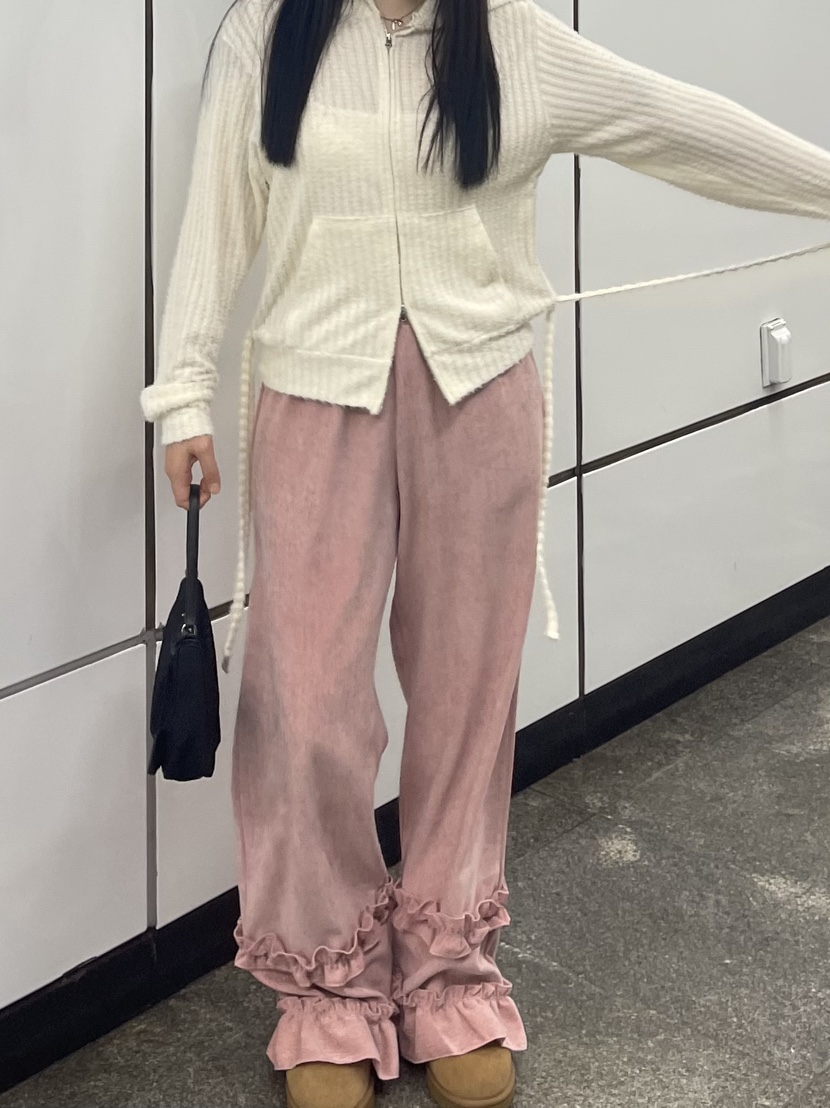 LUMEN-P韓國直郵東大門代購女裝新款熱賣時尚24秋冬休閑褲LUMEN-P休閑褲