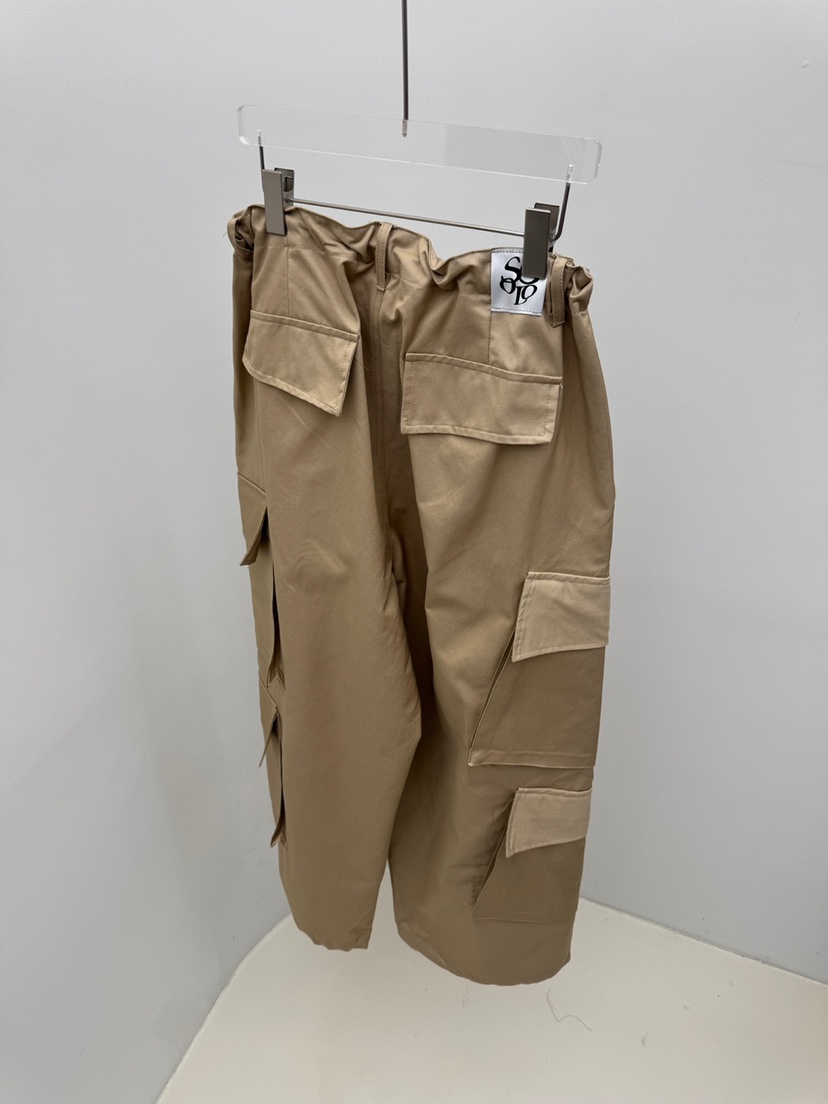 Seolo seoul韓國直郵女裝新品休閑人氣時尚真品休閑褲口袋Seolo seoul休閑褲