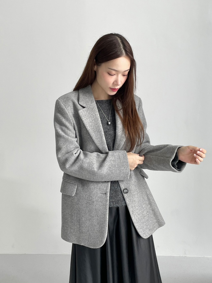 NEOUL/ahin雙領標簽韓國直郵東大門代購女裝新品真品短款大衣NEOUL/ahin雙領標簽短款大衣