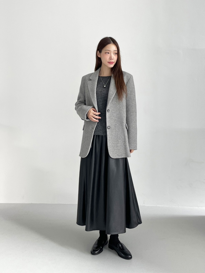 NEOUL/ahin雙領標簽韓國直郵東大門代購女裝新品真品短款大衣NEOUL/ahin雙領標簽短款大衣