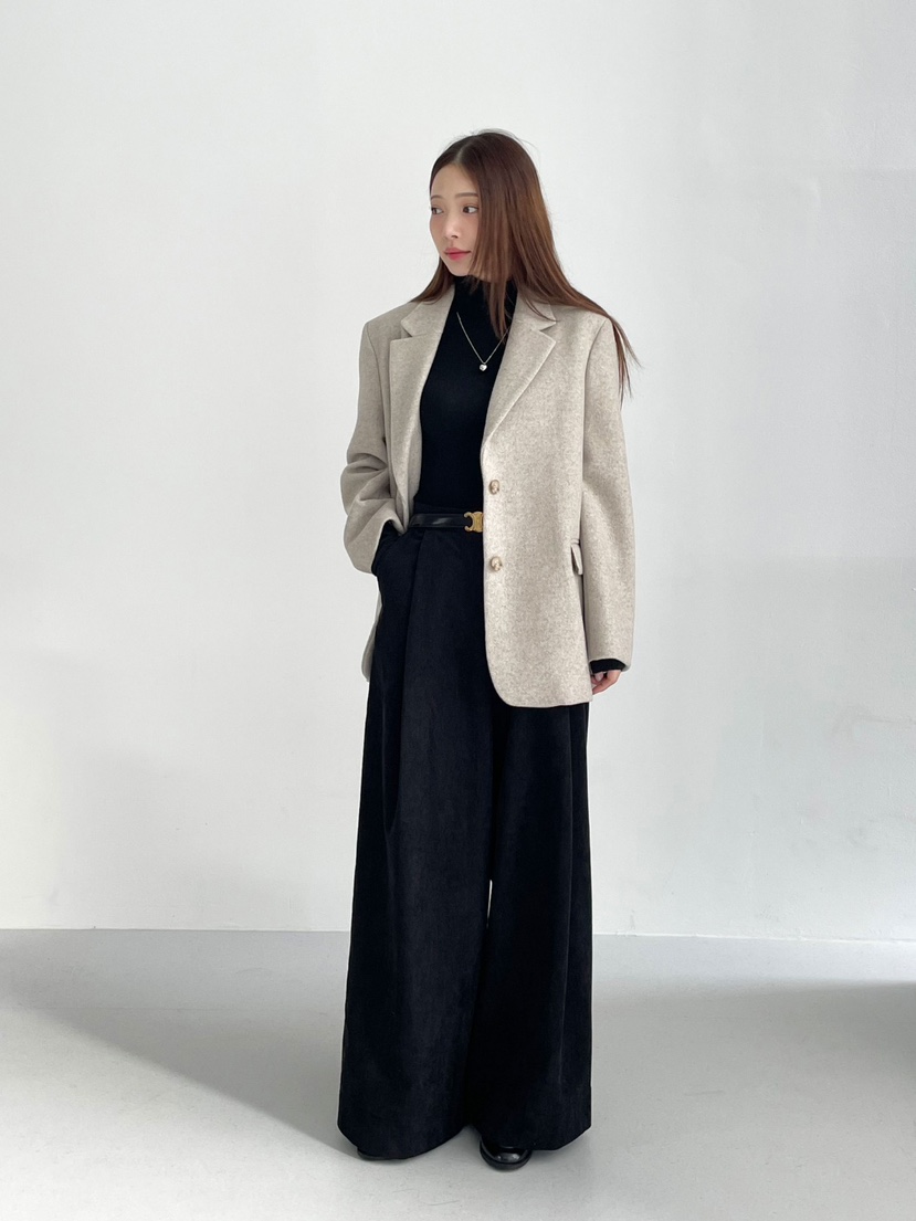NEOUL/ahin雙領標簽韓國直郵東大門代購女裝新品真品短款大衣NEOUL/ahin雙領標簽短款大衣