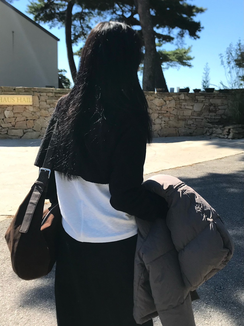 LOFN韓國直郵東大門實拍女裝新品真品人氣職業24秋冬長袖T恤LOFN長袖T恤
