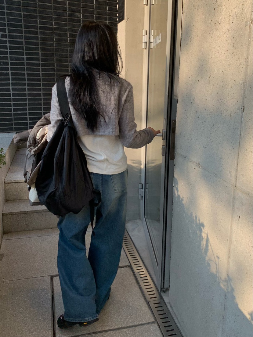 LOFN韓國直郵東大門實拍女裝新品真品人氣職業24秋冬長袖T恤LOFN長袖T恤